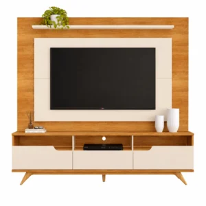 Rack com Painel Diplomata Sem Led para Tv Até 60 Polegadas 3 Portas Valdemoveis