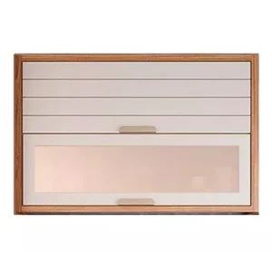 Armário Aéreo Eloise 120cm 2 Portas com Vidro Reflecta Mgm