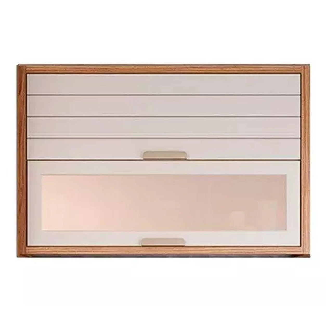 Armário Aéreo Eloise 120cm 2 Portas com Vidro Reflecta Mgm