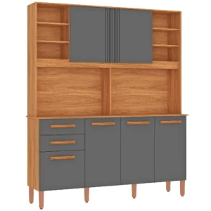 Armário de Cozinha Malaga 6 Portas 2 Gavetas Fellicci