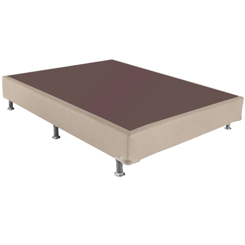 Base Sommier Casal em Corino 48x188x138cm Ortobom