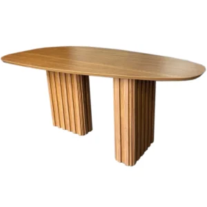 Mesa de Jantar Isis 200cm Orgânica Sem Vidro Leifer