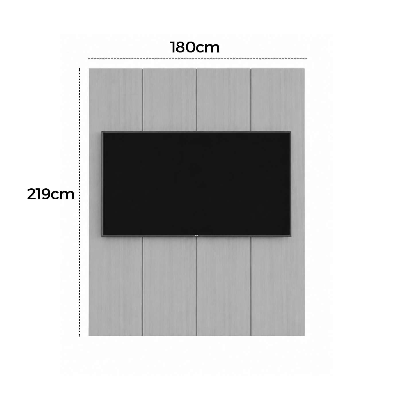 Painel Liso 180cm para Tv Até 70 Polegadas Jb Bechara - Imagem 2
