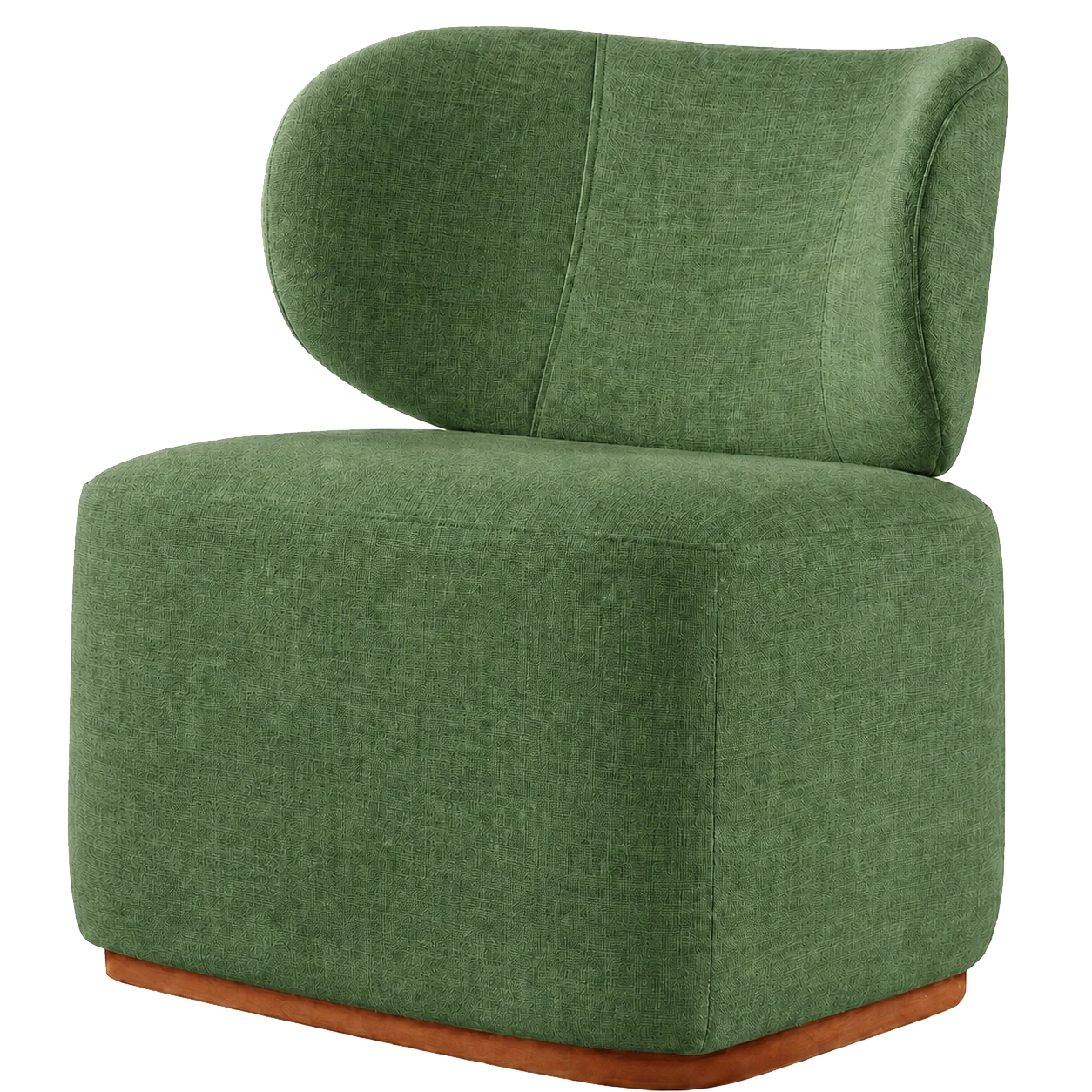 Poltrona Decorativa Sun em Linho Prensar - Imagem 5