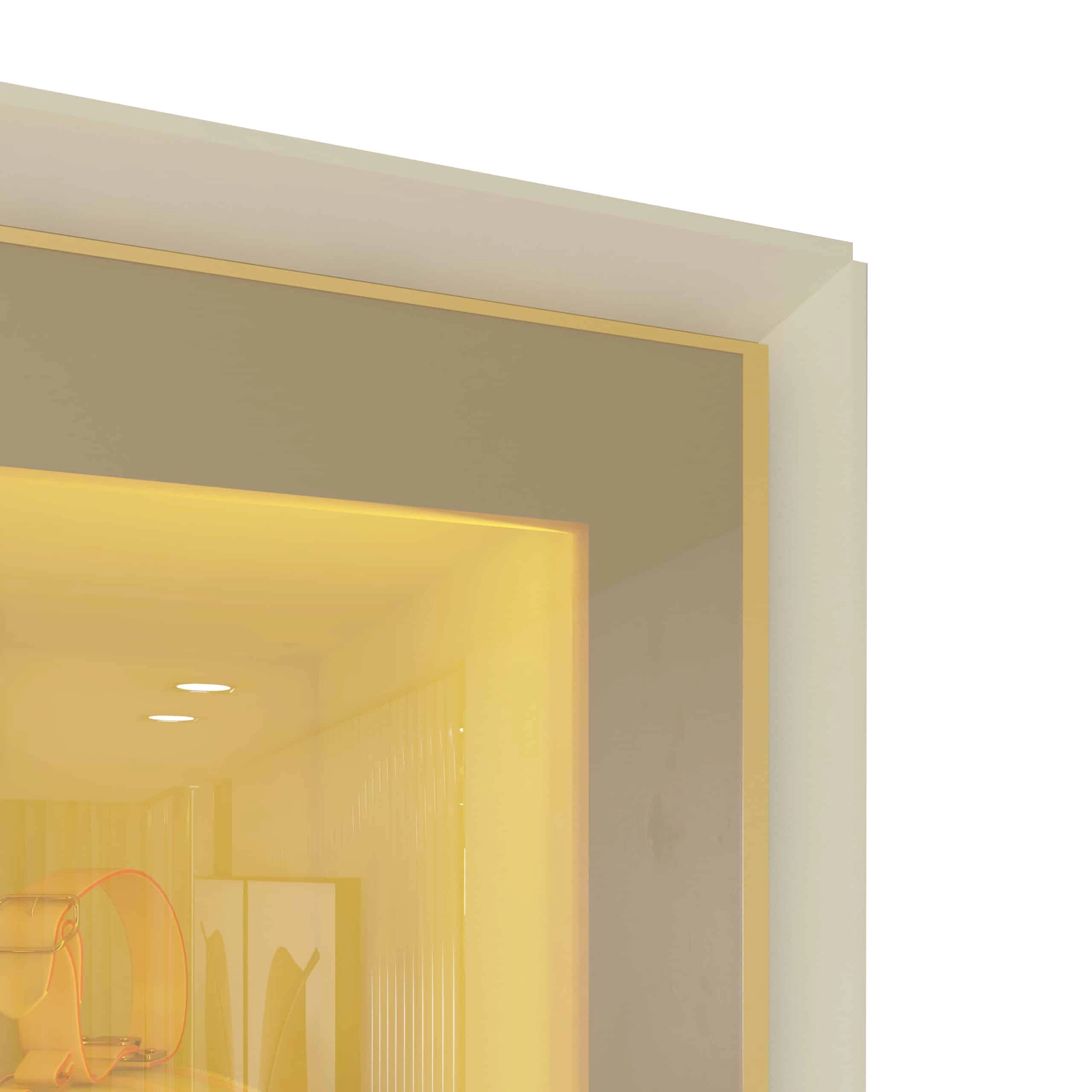 Sapateira Magnifica 2 Portas Reflecta com Led Gelius - Imagem 6