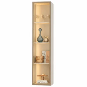 Torre Modular Liso 160cm com 1 Porta e Led Jb Bechara