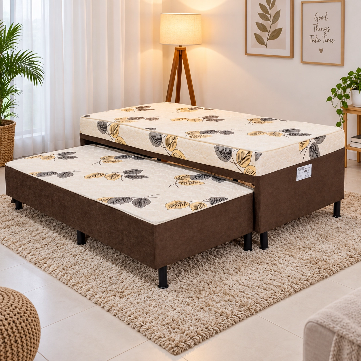Bicama Box Sonho Bom Solteiro Ortopédica 88x188x60cm Nosso Sonho - Imagem 3
