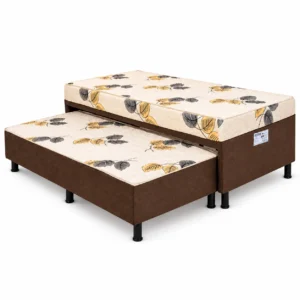 Bicama Box Sonho Bom Solteiro Ortopédica 88x188x60cm Nosso Sonho