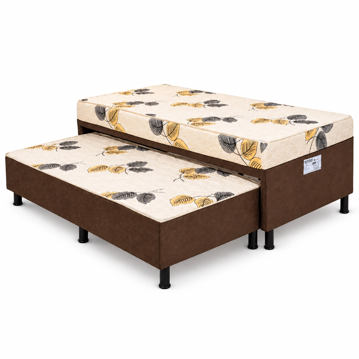 Bicama Box Sonho Bom Solteiro Ortopédica 88x188x60cm Nosso Sonho