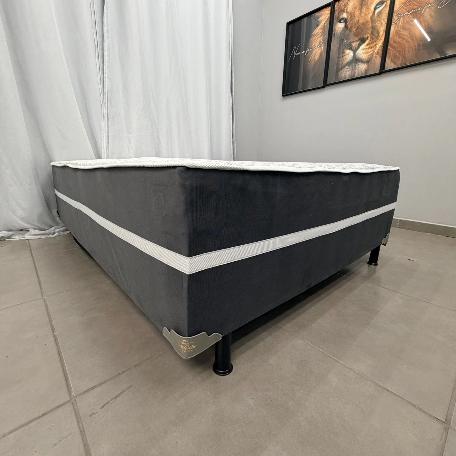 Cama Box Isa Casal com Molas Ensacadas 138x188x60cm Ortobello - Imagem 6