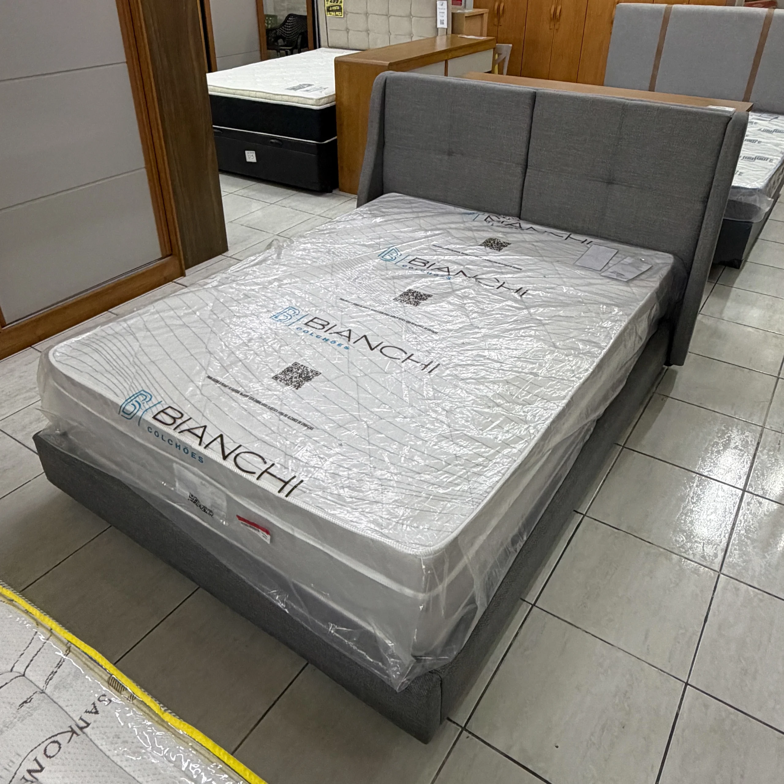 Cama Jupiter Casal com Cabeceira Paropas - Imagem 3