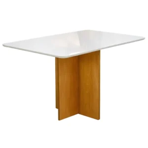 Mesa Moscou com Vidro 120x80cm Minas Plac