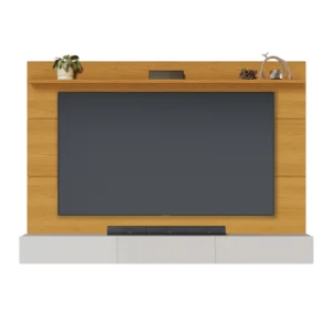 Painel Danubio com Nicho Niagara 217cm para Tv Até 75 Polegadas 3 Gavetas Colibri