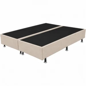 Base Box Bipartida King em Corino Universal 37x203x193