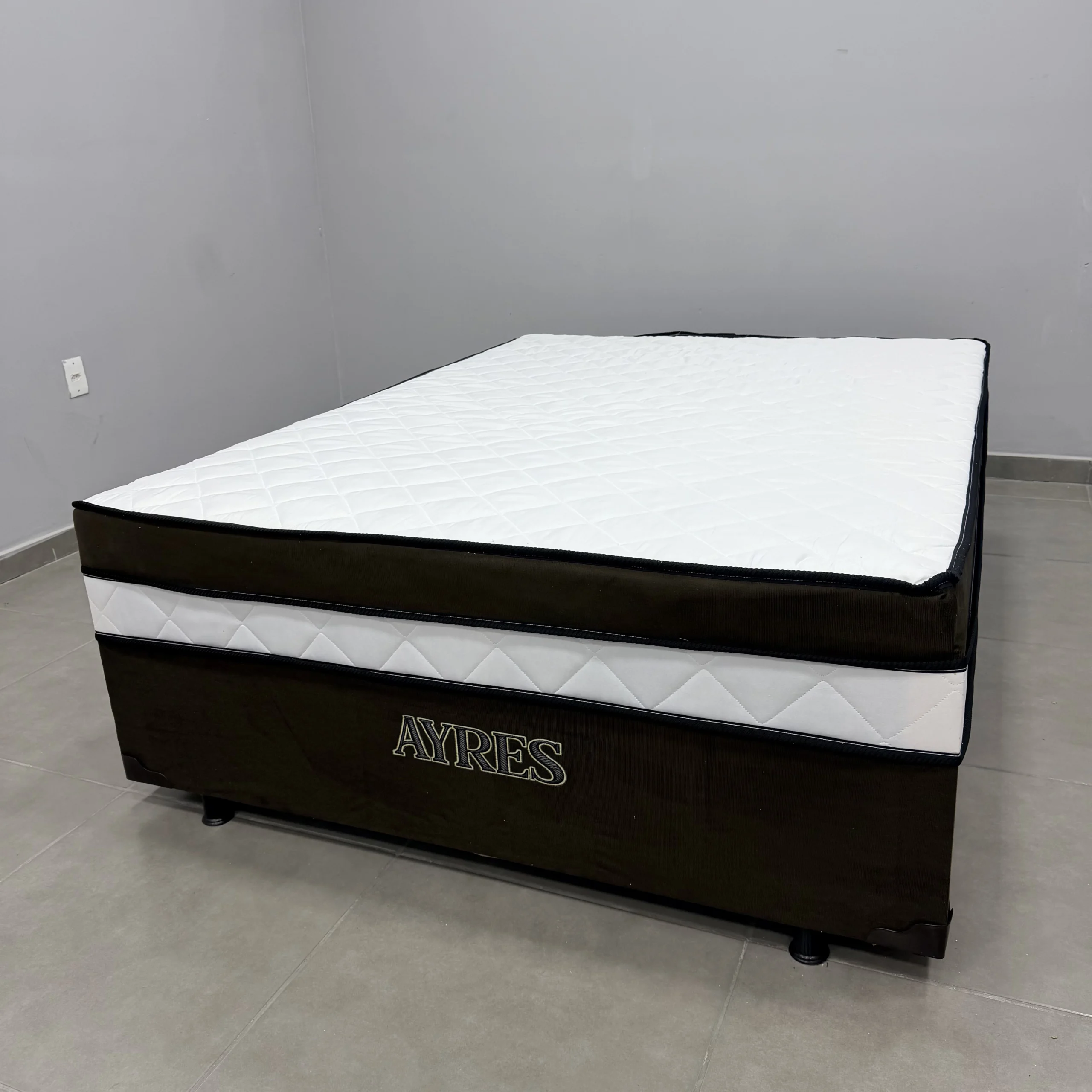 Cama Box Ayres Casal 138x188x59cm Alto Nivel - Imagem 3