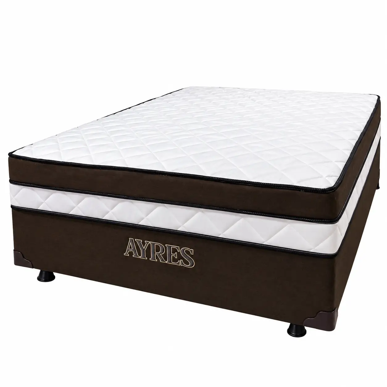 Cama Box Ayres Casal 138x188x59cm Alto Nivel