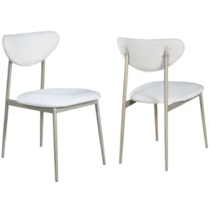 Kit 2 Cadeiras Safira Tecido Corino C&m Decor
