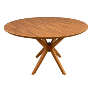 Mesa Vegas Redonda 110cm Sem Vidro Minas Plac