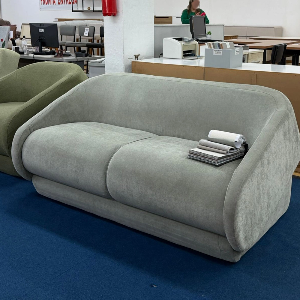 Sofá Cama Multy 2 Lugares em Linho 163cm Gralha Azul - Imagem 3